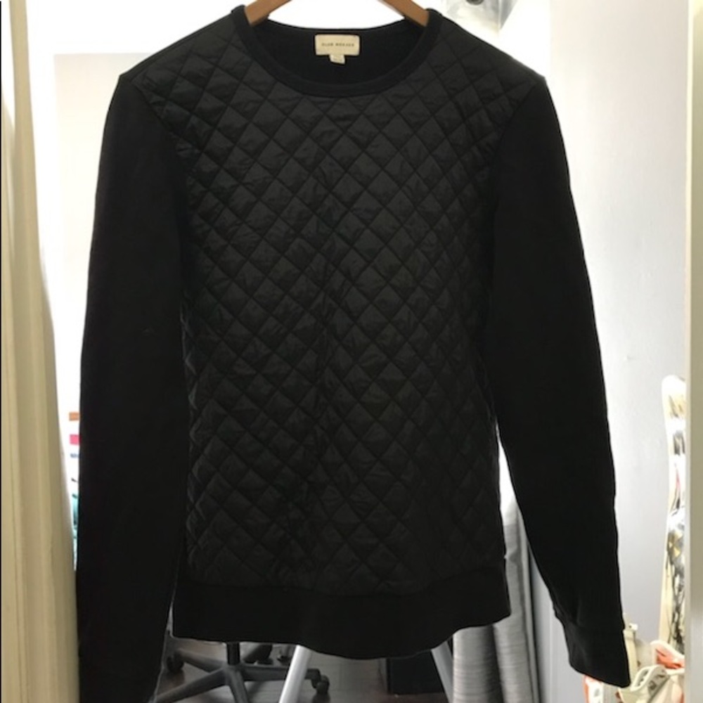 Club Monaco Diamond Quilted Crew Neck